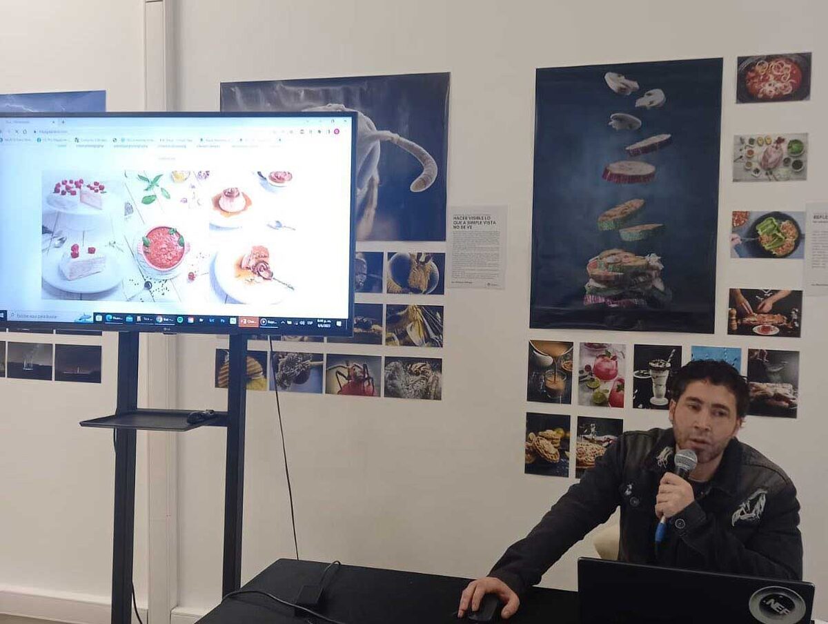 Maxi Gagliano, food photographer, presenting his food photography work